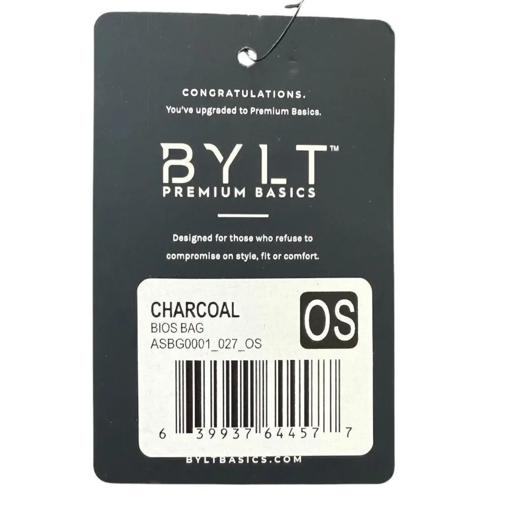 Bylt BIOS Dry Bag Charcoal Grey NWT